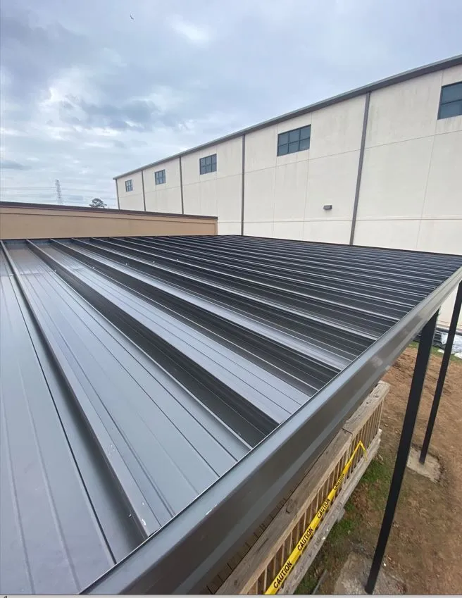 School walkway cover and canopy installed by Kool Covers
