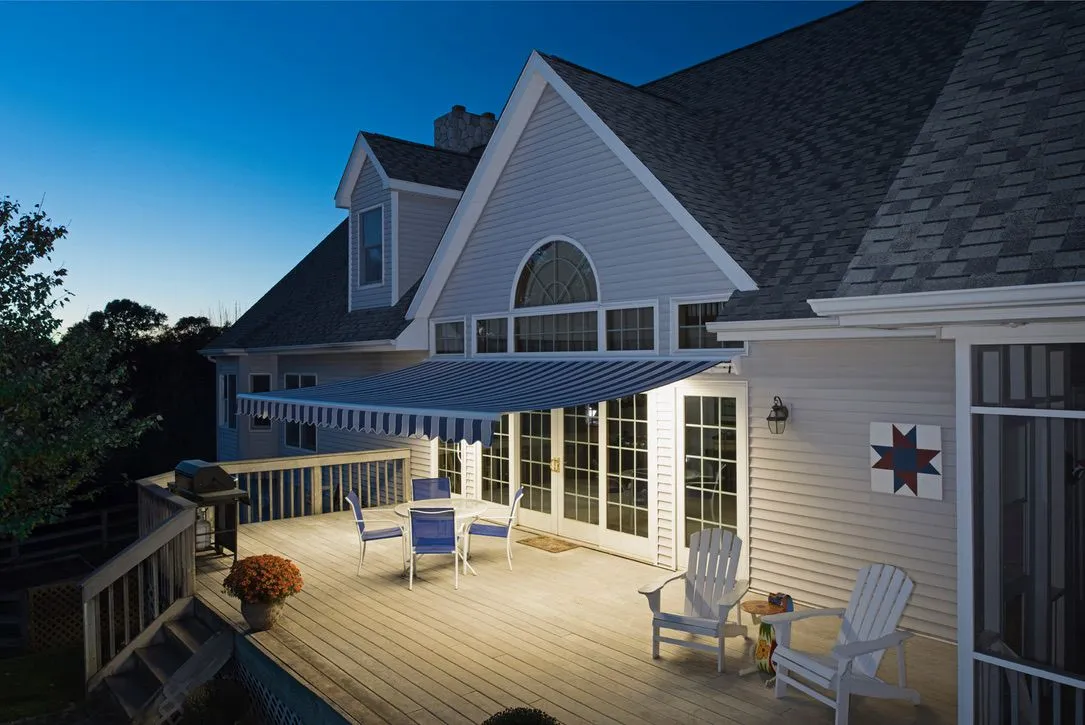 Retractable awning installed by Kool Covers