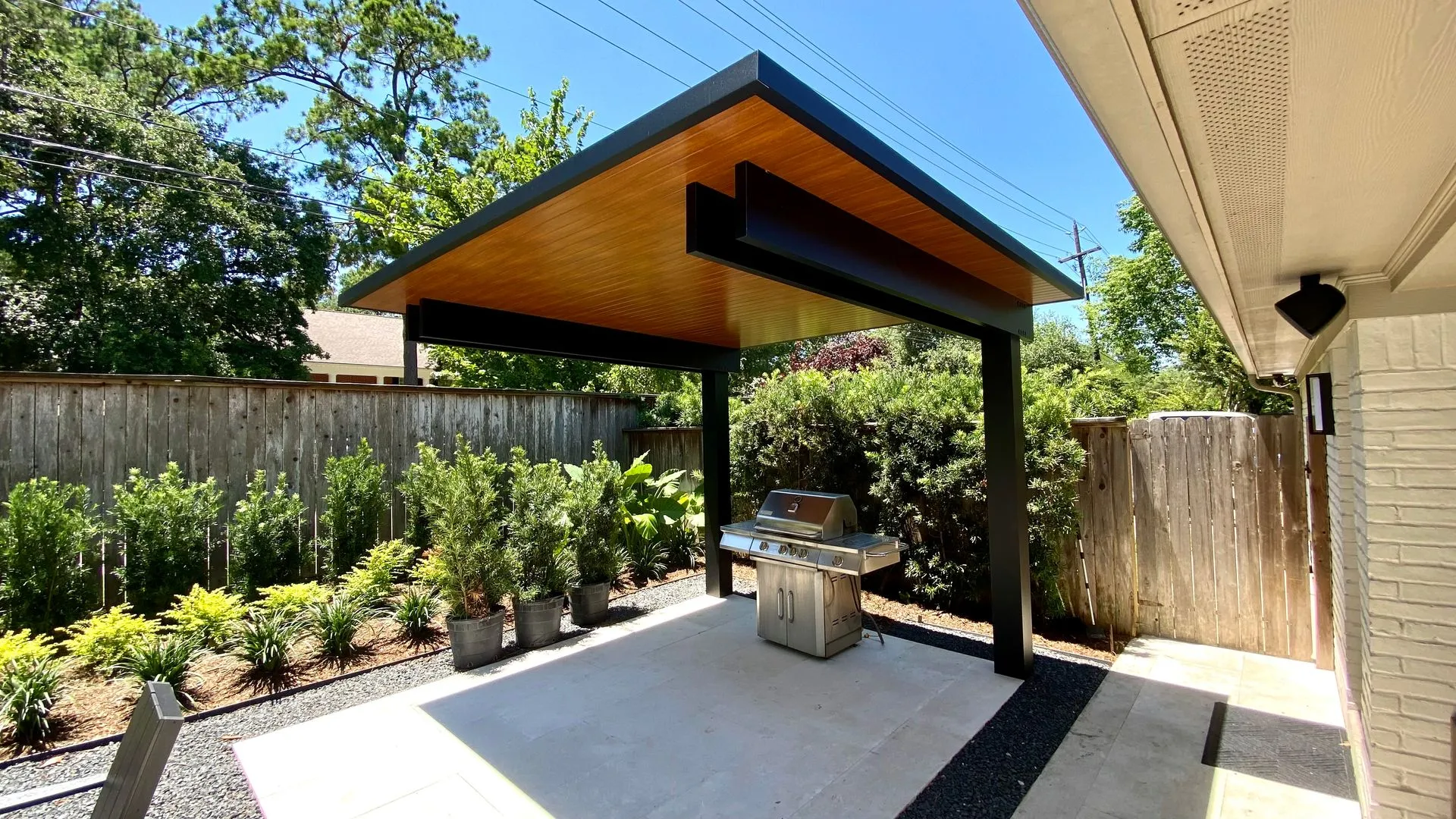 Aluminum patio cover installed by Kool Covers